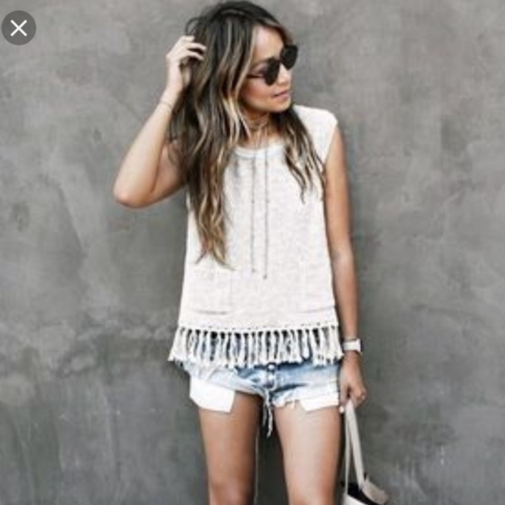 Sincerely Jules fringe top